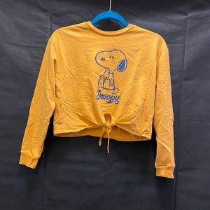 Snoopy Crop-top Shirt